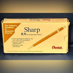 12-PACK Pentel Sharp
0.9mm Automatic
Mechanical Pencil Yellow